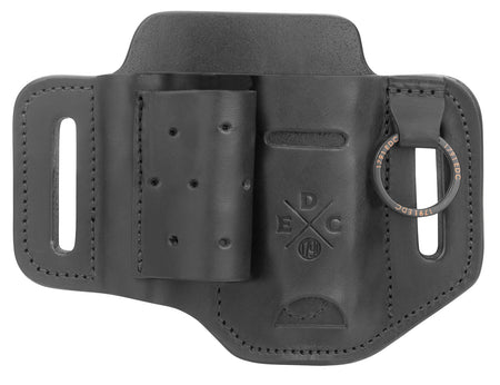 1791 Gunleather Heavy Duty Easy Slide OWB Leather Belt Slide Black - EDC Ambidextrous