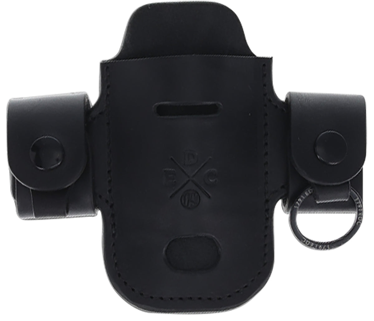 1791 Gunleather EDC Heavy Duty Solo Action Snap OWB Ambidextrous Black Leather Belt Loop
