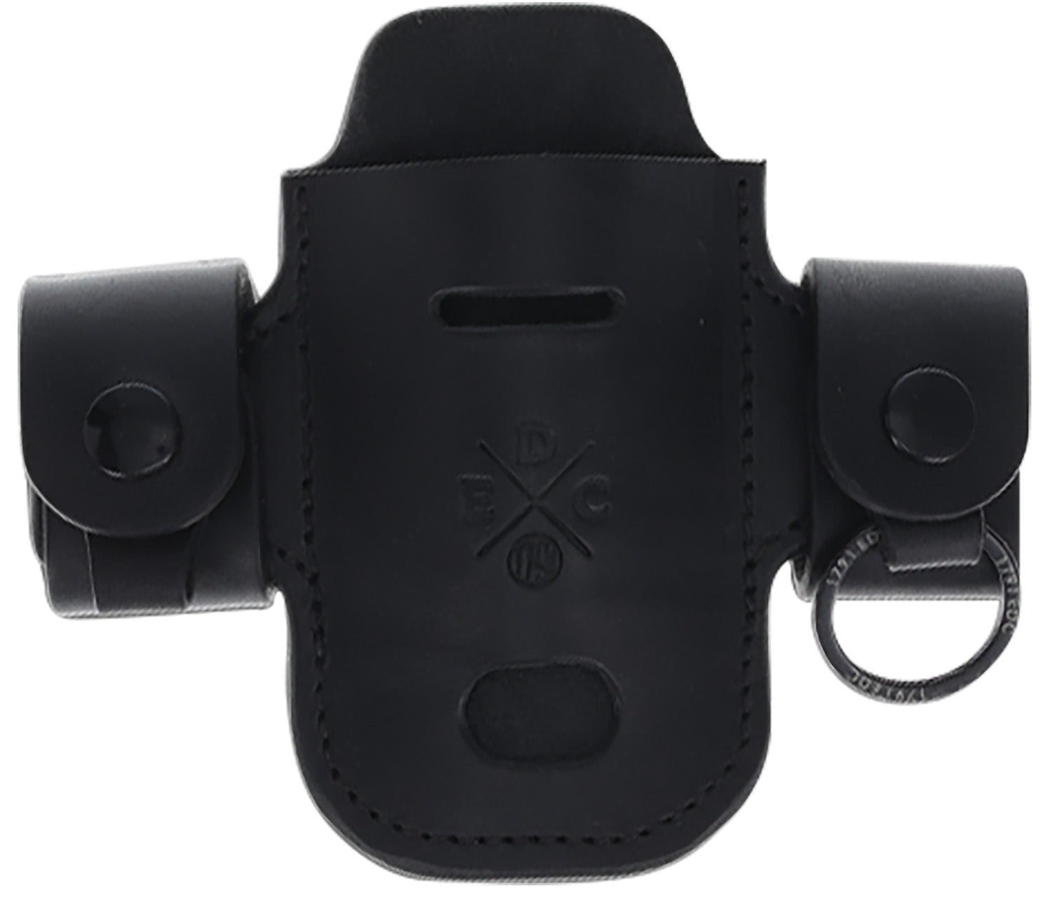 1791 Gunleather EDC Heavy Duty Solo Action Snap OWB Ambidextrous Black Leather Belt Loop