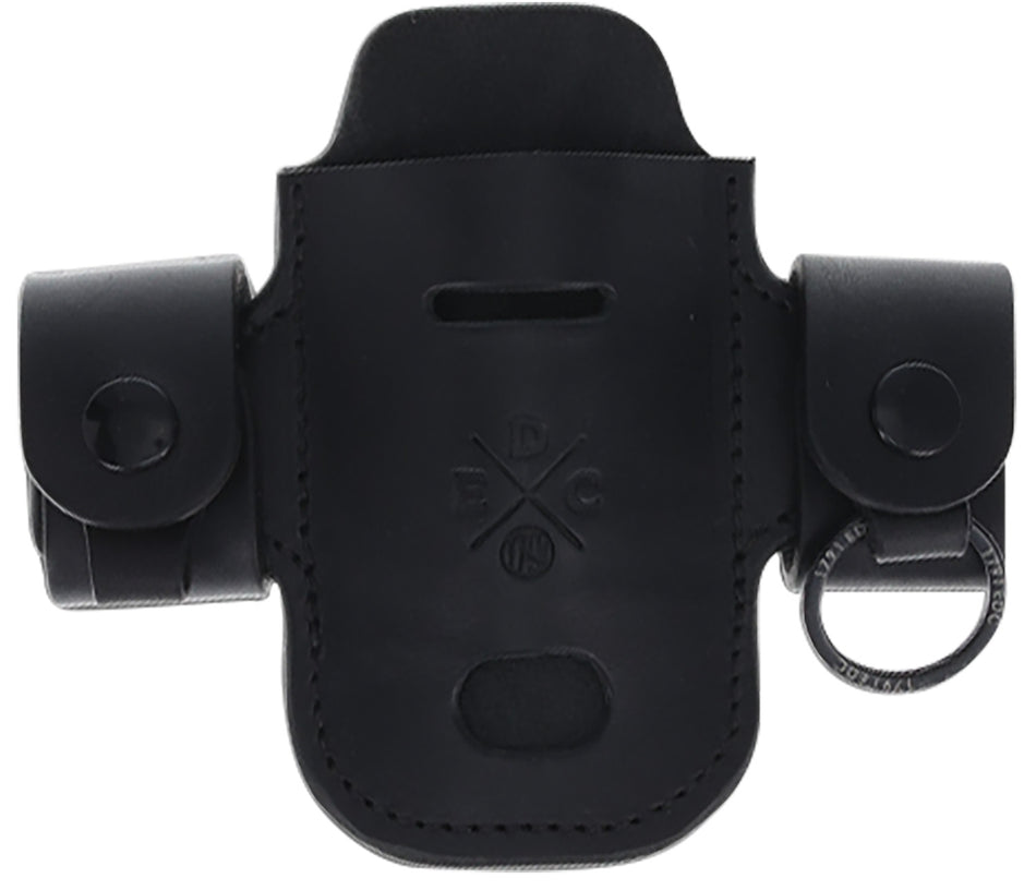 1791 Gunleather EDC Heavy Duty Solo Action Snap OWB Ambidextrous Black Leather Belt Loop