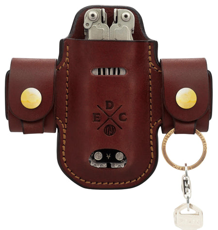 1791 Gunleather EDC Heavy Duty Solo Action Snap OWB Ambidextrous Chestnut Leather Belt Loop