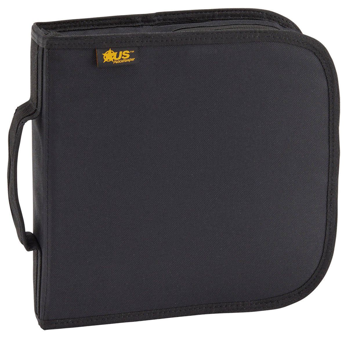 US PeaceKeeper P26208 Discreet Handgun Case Black Polyester Hook Loop Secure