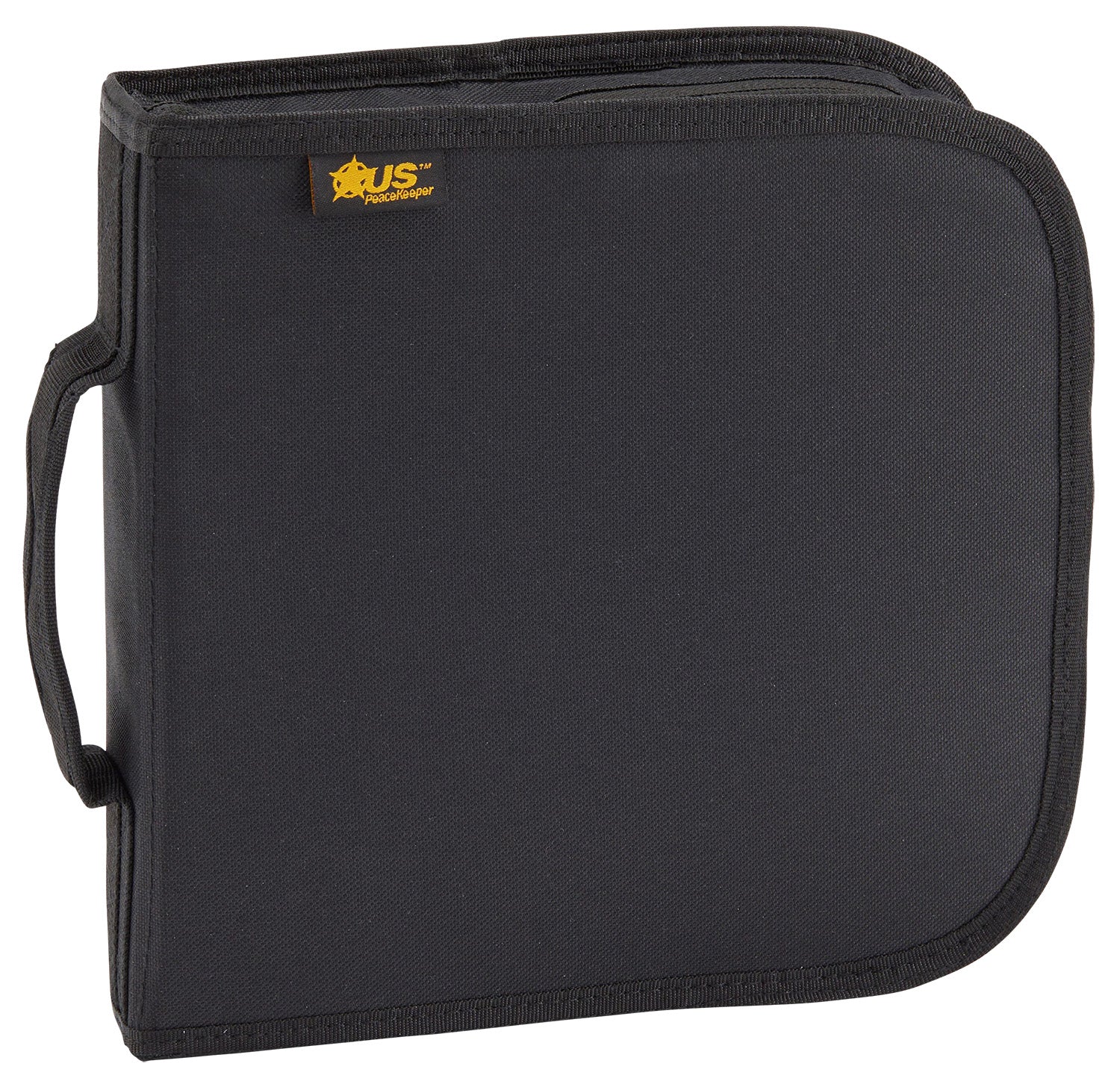 US PeaceKeeper P26208 Discreet Handgun Case Black Polyester Hook Loop Secure