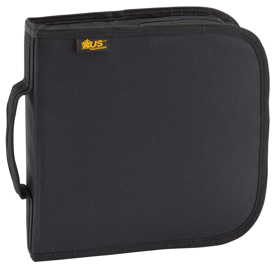 US PeaceKeeper P26208 Discreet Handgun Case Black Polyester Hook Loop Secure