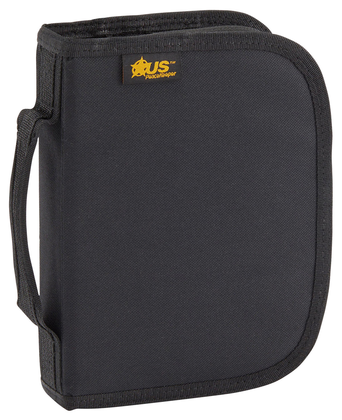 US PeaceKeeper P26308 Micro Handgun Carry Case Black Polyester Hook Loop Tab