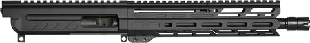CMMG 99B80E4AB Dissent 9mm 10.50" Left Charging Handle AR Upper with Linear Comp and Picatinny End Plate