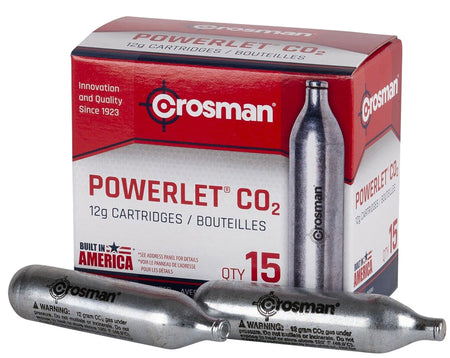 Crosman C2315 CO2 12 Gram Powerlet Cartridge Pack of 15