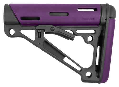 Hogue Purple Rubber AR-15 Collapsible Stock Fits Mil-Spec Buffer Tube