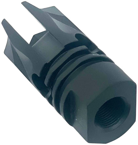 LBE Unlimited AR-15 REV Flash Hider 5.56/.223 1/2-28 TPI Matte Black Crush Washer Included