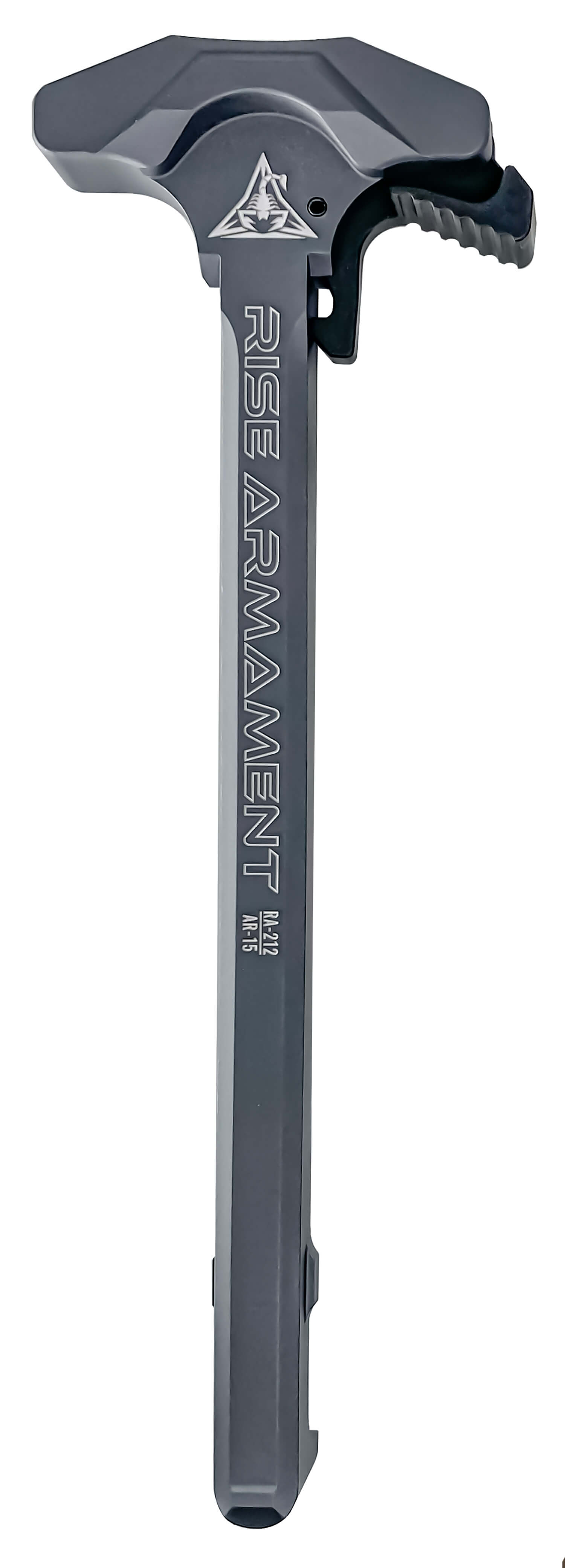 Rise Armament RA-212 Gray Aluminum Extended Charging Handle AR-15 Mil-Spec