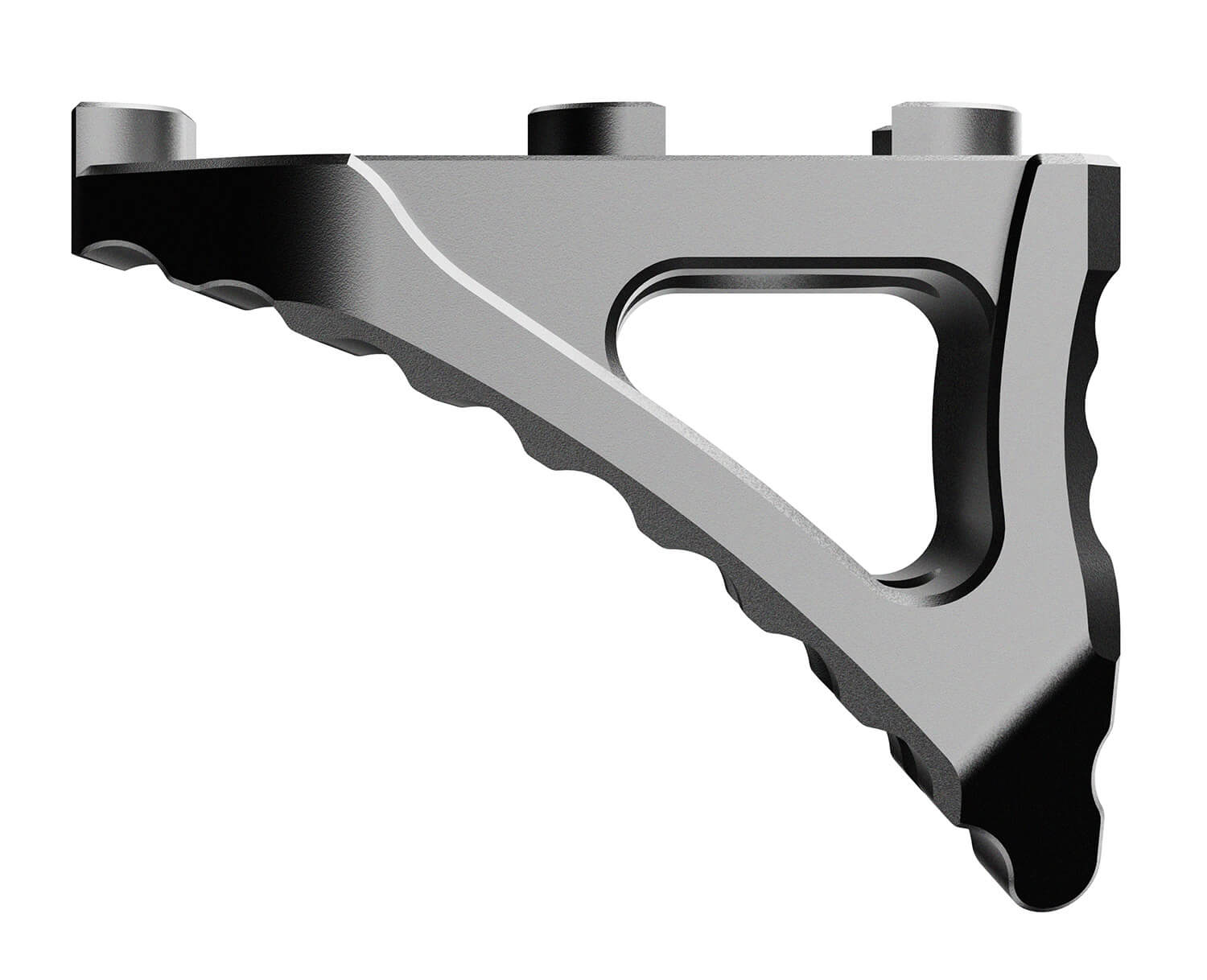 Rise Armament RA030GPHT Micro Hand Stop Reversible Skeletonized Graphite Aluminum M-LOK