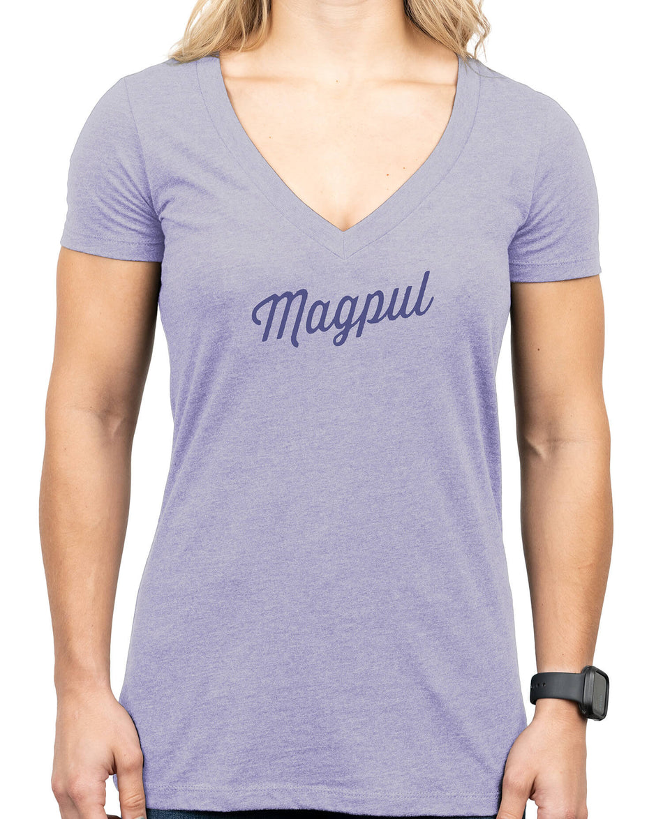 Magpul MAG1336-530-3X Women's Rover Script Orchid Heather Tee Shirt 3X-Large
