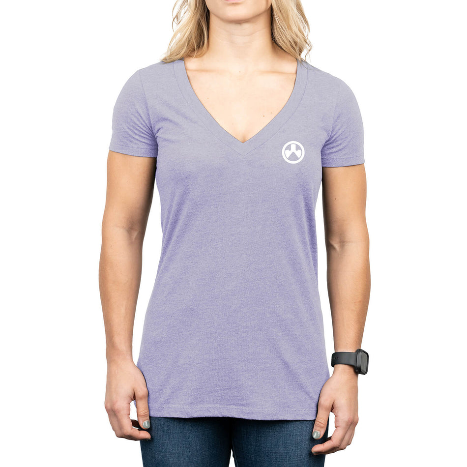 Magpul Women's Unfair Advantage Orchid Heather 52/48 Cotton Polyester Tee, 2XL