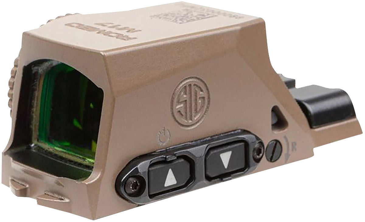 Sig Sauer Romeo-M17 1x24mm Coyote Tan 2 MOA Red Dot/32 MOA Circle MIL-SPEC Pistol Reflex Sight