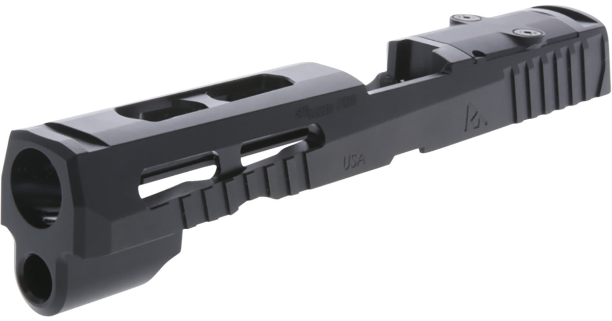 Rival Arms Glock 43/43X Black QPQ Precision Slide Front Rear Serrations RMS Optic Cut