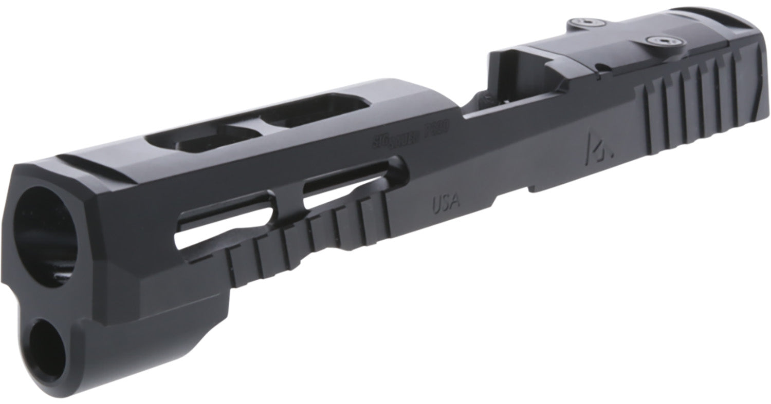 Rival Arms Glock 43/43X Black QPQ Precision Slide Front Rear Serrations RMS Optic Cut