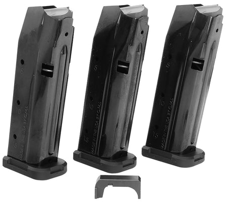 Shield Arms S15COMBOG33M1C Glock 43X/48 S15 Gen 3 15rd 9mm Black Steel Magazine, 3-Pack