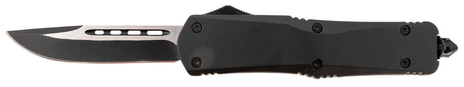 Steel River Knives T624BDP Spartan 3.75" 440C Drop Point Blade with 5.5" Black Aluminum Zinc Alloy Handle