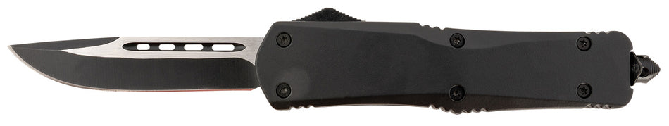 Steel River Knives T624BDP Spartan 3.75" 440C Drop Point Blade with 5.5" Black Aluminum Zinc Alloy Handle