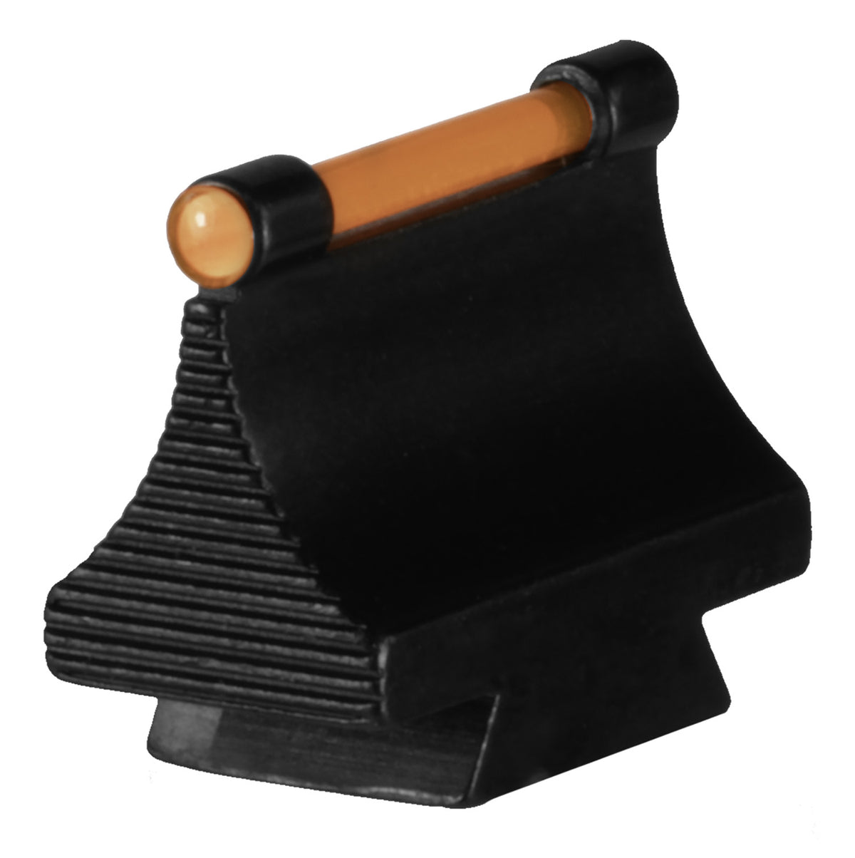 TruGlo 3/8 Inch Dovetail Black Front Sight Red Fiber Optic Element 0.060 Diameter