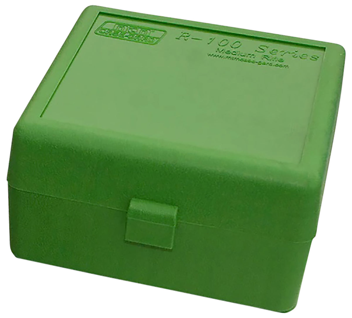 MTM Case-Gard RS10010 100rd Flip-Top Rifle Ammo Box 223Rem/204Ruger Polypropylene Green