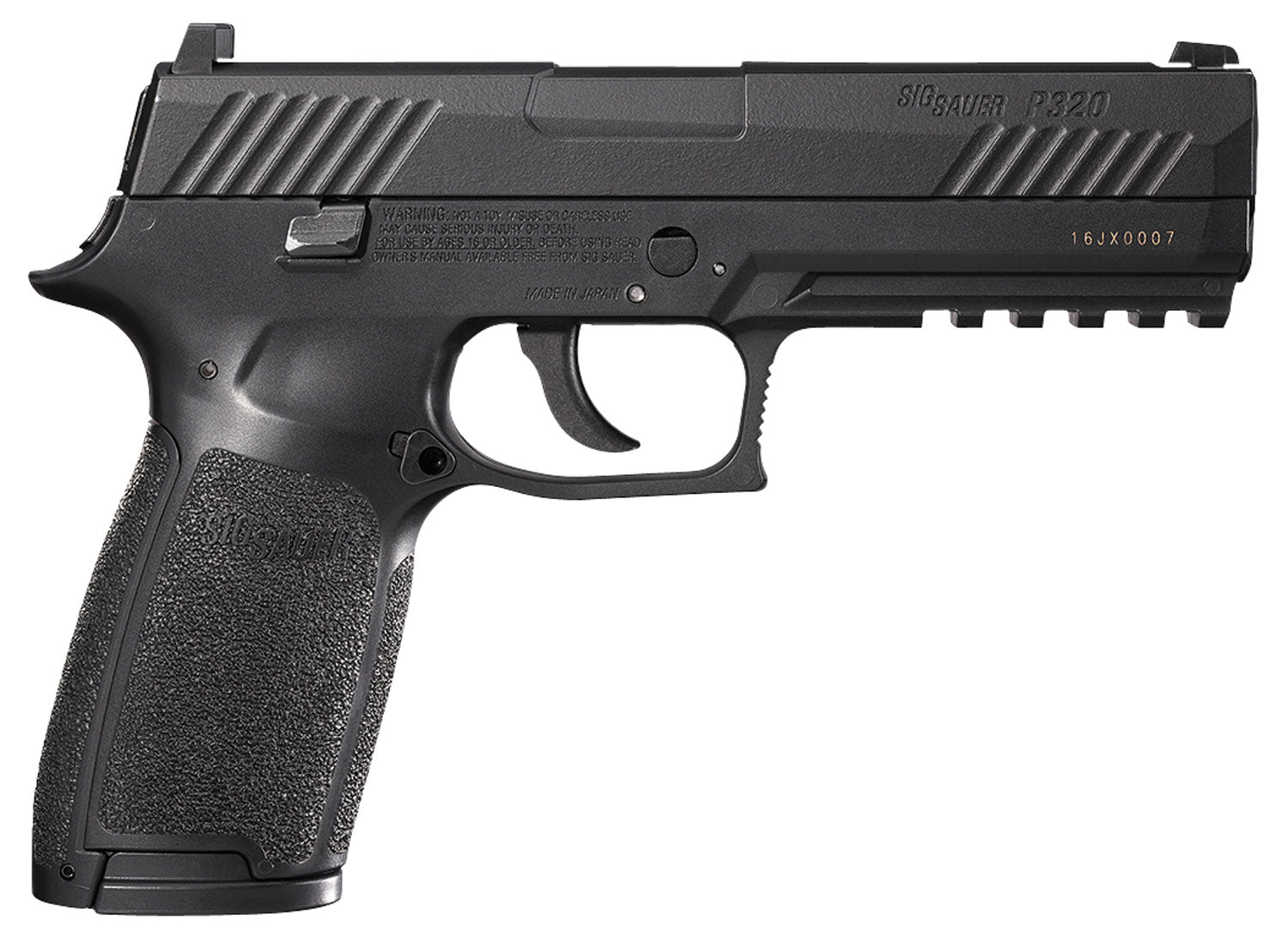 Sig Sauer P320 CO2 Pellet Air Pistol .177 30rd Full Blowback Metal Slide Black