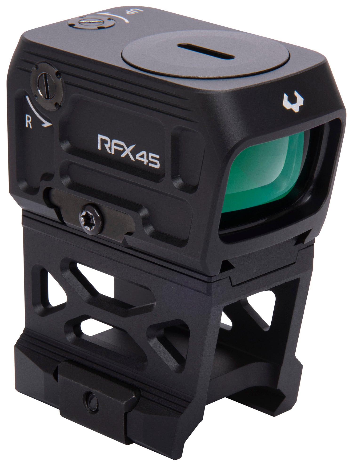 Viridian 9810052 RFX45 Pro 1x 5 MOA Green Dot Anodized Sight ACRO/RMR/Glock MOS/Picatinny Footprint
