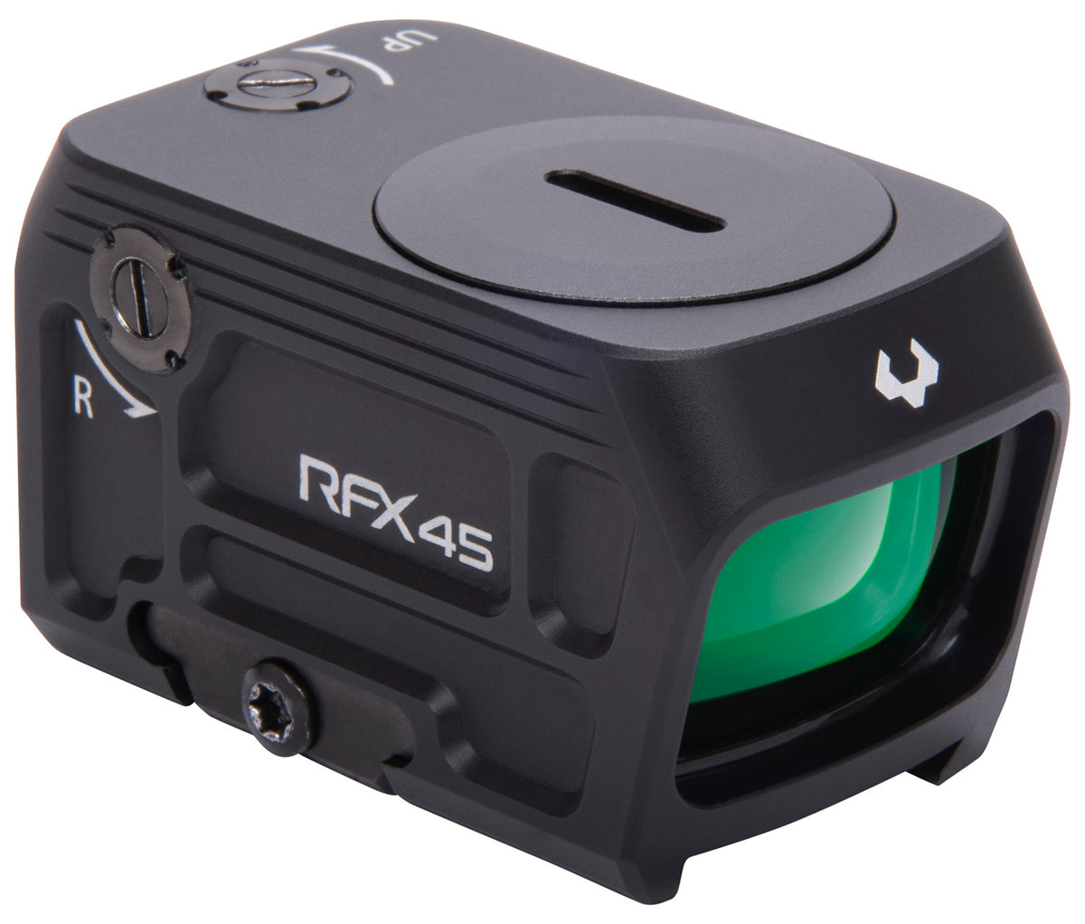 Viridian 9810058 RFX45 1x 5 MOA Green Dot Black Anodized Pistol Reflex Sight ACRO/Docter
