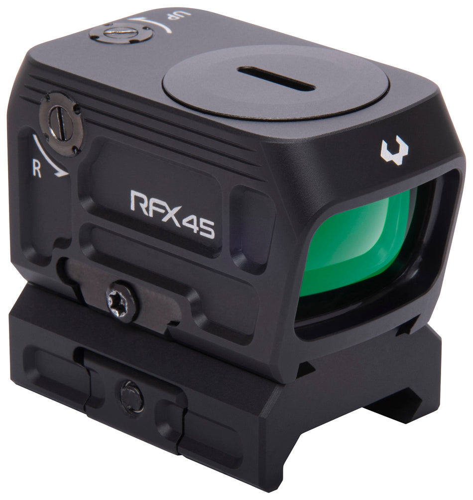 Viridian 9810059 RFX45 1x 5 MOA Green Dot Black Anodized Sight ACRO/Picatinny Low Profile Mount
