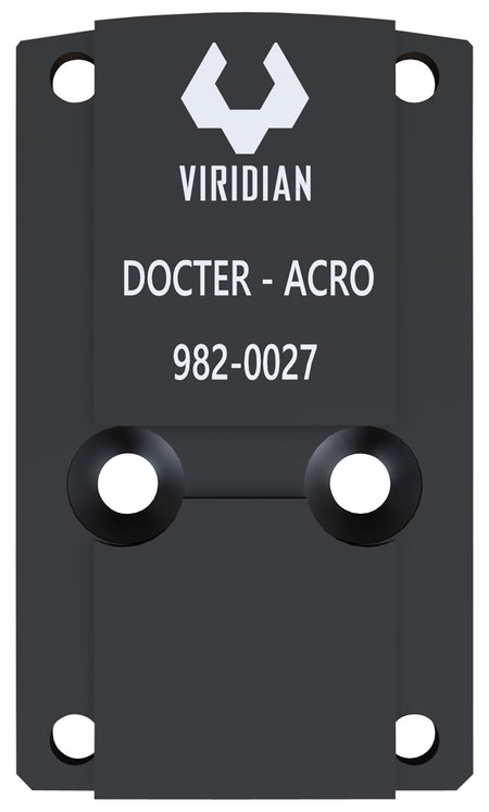 Viridian RFX45 Docter Mount Adapter Plate Black
