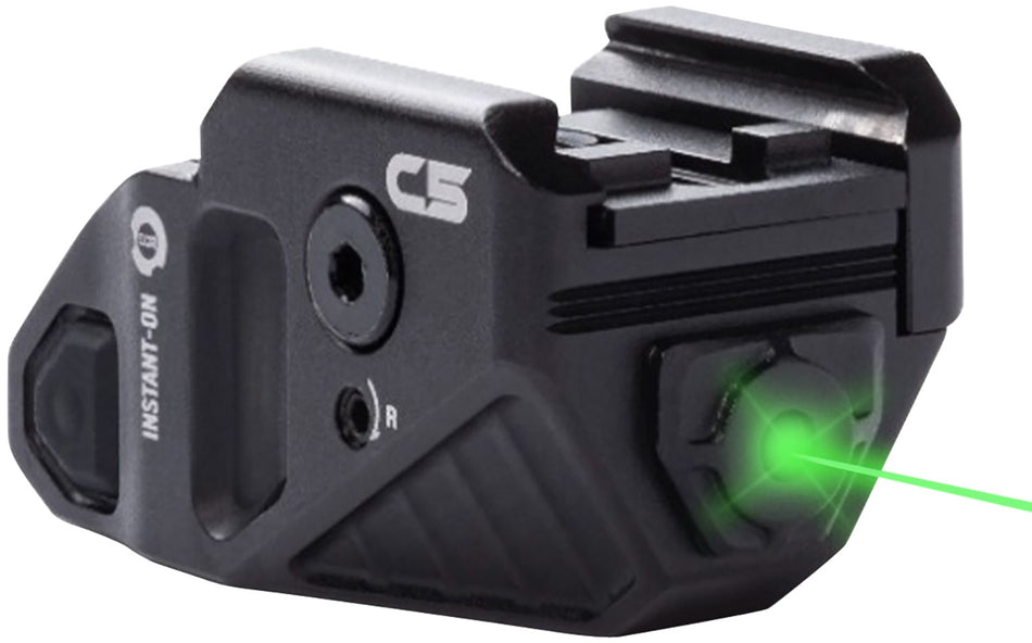 Viridian C5 Green Pistol Laser 9300024 Black SafeCharge Edition