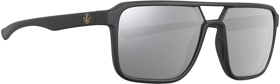 Leupold Bridger Ballistic-Rated Shooting Eyewear Shadow Gray Flash Lens Matte Black Frame