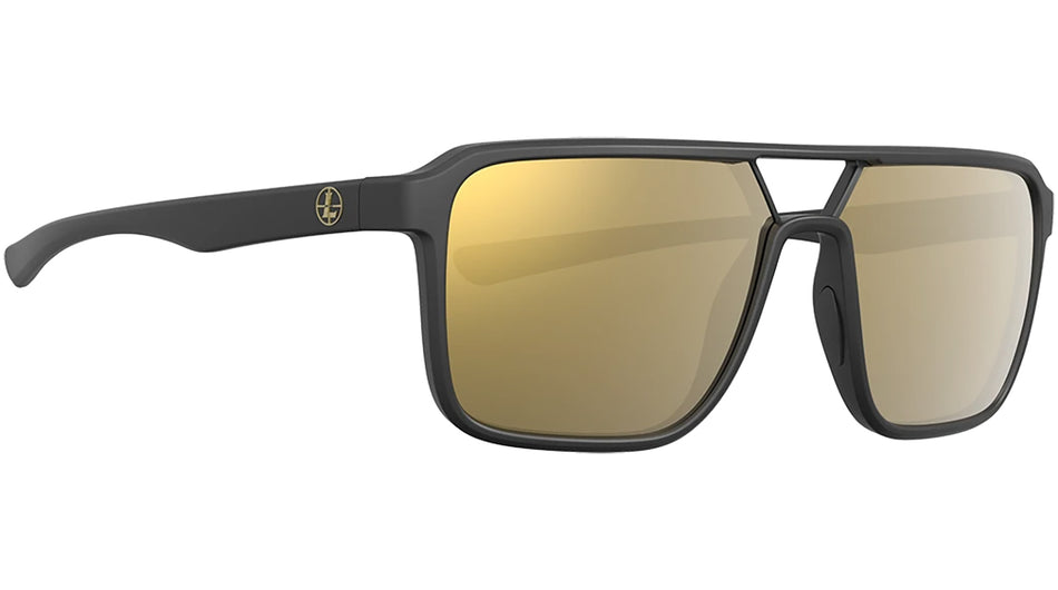 Leupold Bridger Ballistic-Rated Shooting Eyewear Bronze Mirror Lens Matte Black Polycarbonate Frame