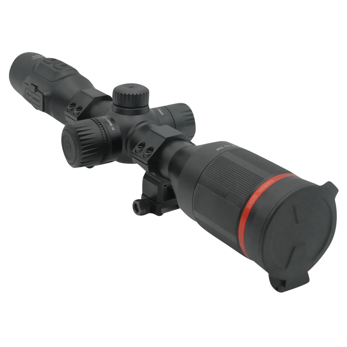 X-Vision 203202 TS300 Thermal Scope Black 2-16x35mm Multi Reticle/Color OLED 640x480 Thermal Sensor 3100 yds Detection Rings Included