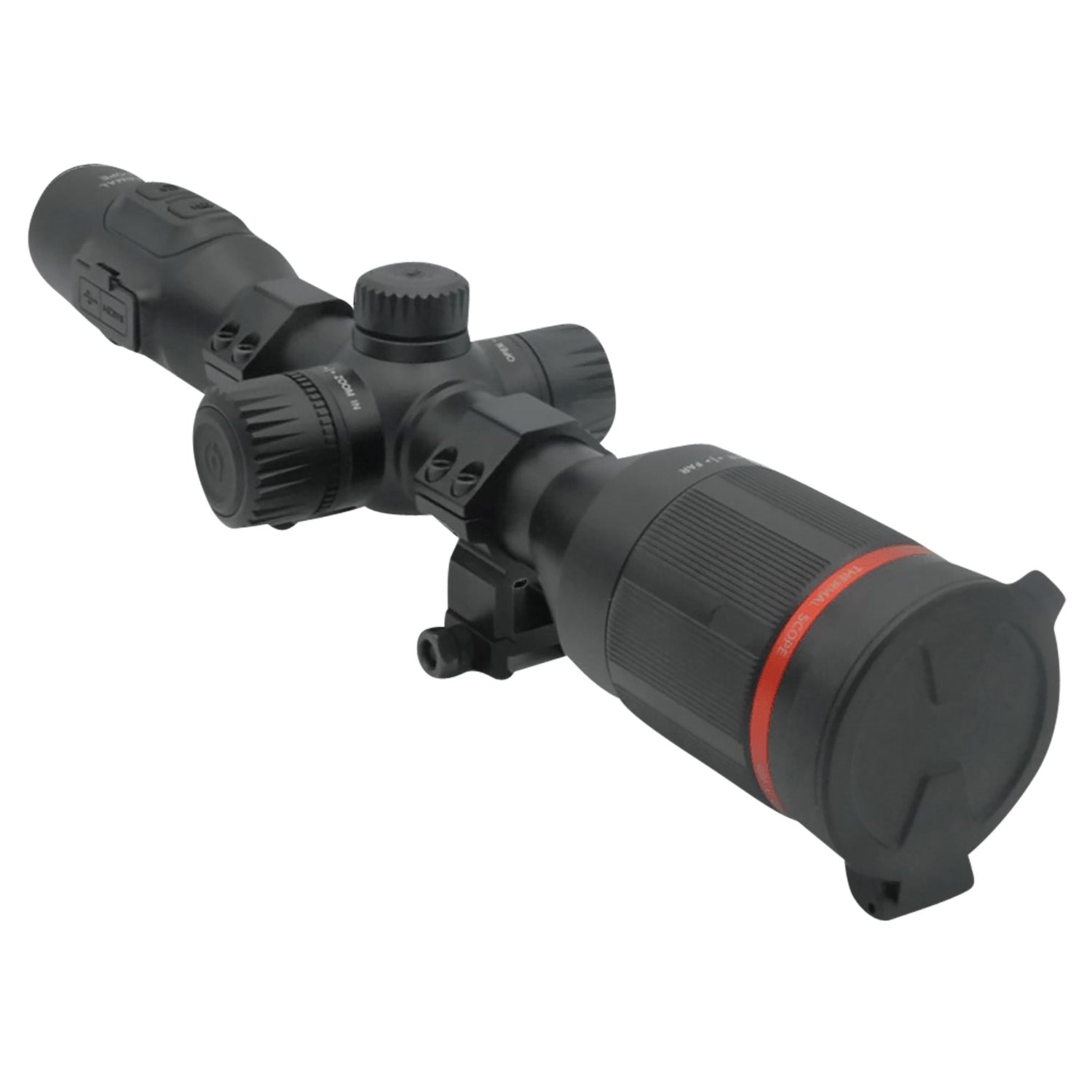 X-Vision 203202 TS300 Thermal Scope Black 2-16x35mm Multi Reticle/Color OLED 640x480 Thermal Sensor 3100 yds Detection Rings Included