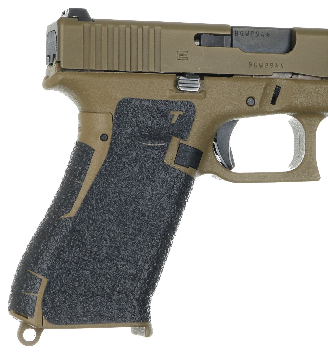 Talon Grips EV01R Textured Rubber Adhesive Grip for Glock Gen 5 Full-Size, Black