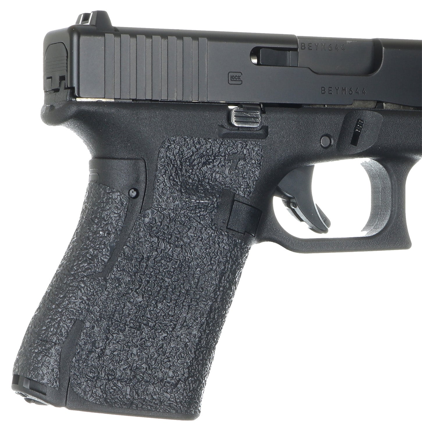 Talon Grips EV02R Textured Rubber Adhesive Grip for Glock 19/23 Gen 5 Compact, Black