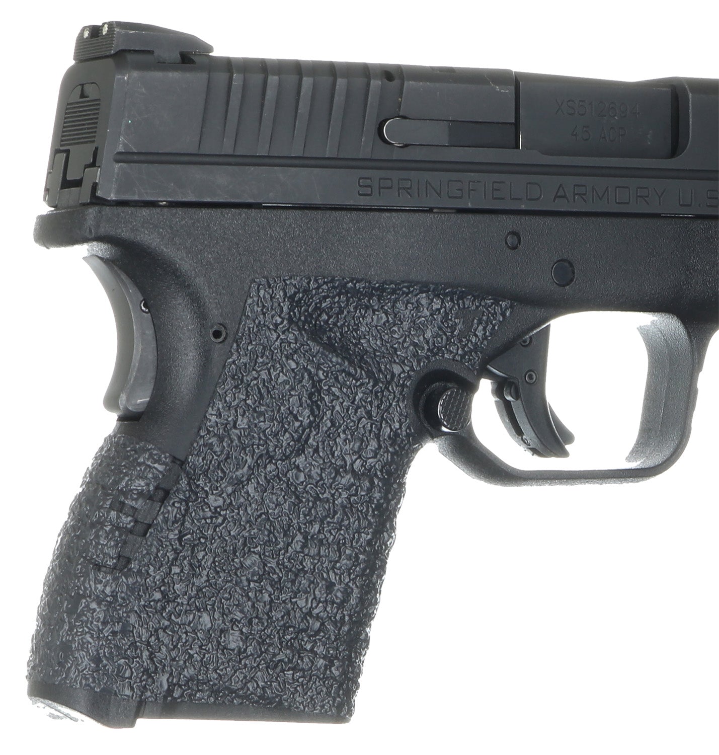 Talon Grips EV09R Textured Rubber Adhesive Grip for Springfield XD-S 9/45, Black