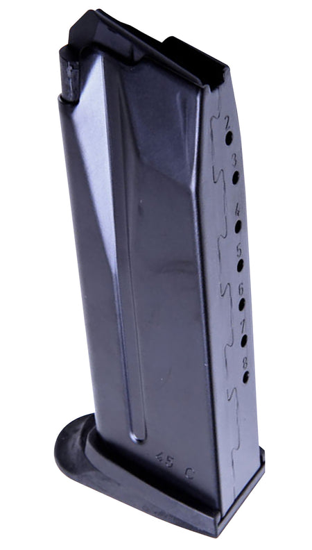 HK 50248621 Black 8-Round .45 ACP Magazine w/ Extended Floor Plate for HK45 Compact