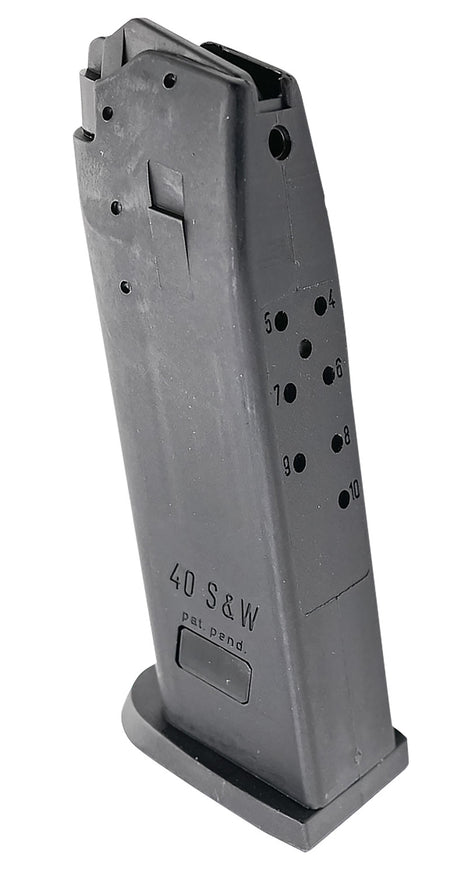 HK 50248610 .40 S&W 10-Round Black Detachable Magazine for HK USP Full Size
