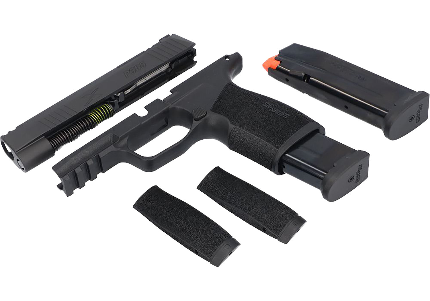 Sig Sauer P365 Caliber Exchange Kit 9mm Luger 3.10" Optic Cut Serrated Slide X-RAY 3 Sights Picatinny Rail 17rd for All P365 Models