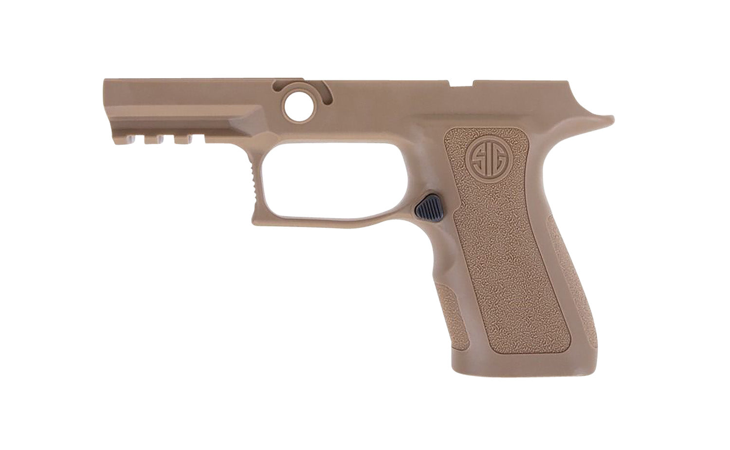 Sig Sauer P320 X-Series Compact Grip Module Medium Coyote Polymer 9mm/40 S&W/357 Sig 3.60/3.90 GRIPMODXC943MCOY