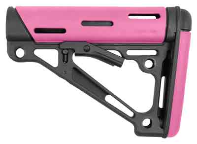Hogue Pink Rubber AR-15 Collapsible Stock Mil-Spec Fit