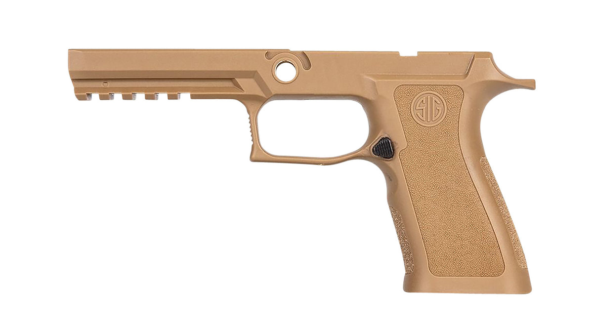 Sig Sauer P320 XSeries Full Size Medium Module, Coyote Polymer, Fits 4.70 Inch Barrel