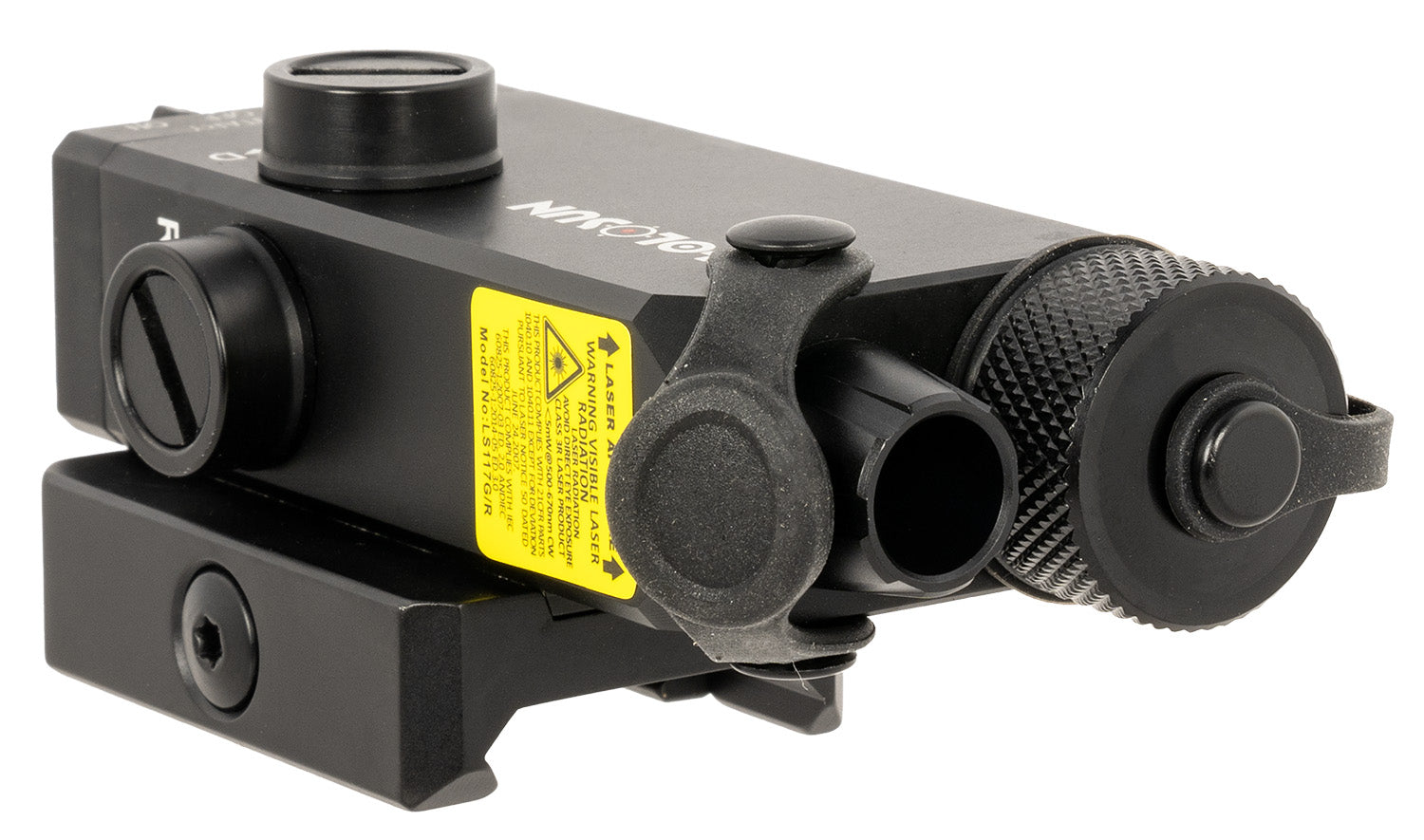Holosun LS117R 7075 Aluminum Red Laser Long Gun Sight Matte Black AA Battery