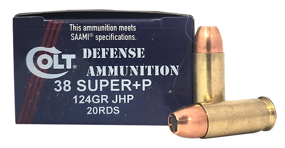 DoubleTap Defense .38 Super 124 grain Jacketed Hollow Point ammunition