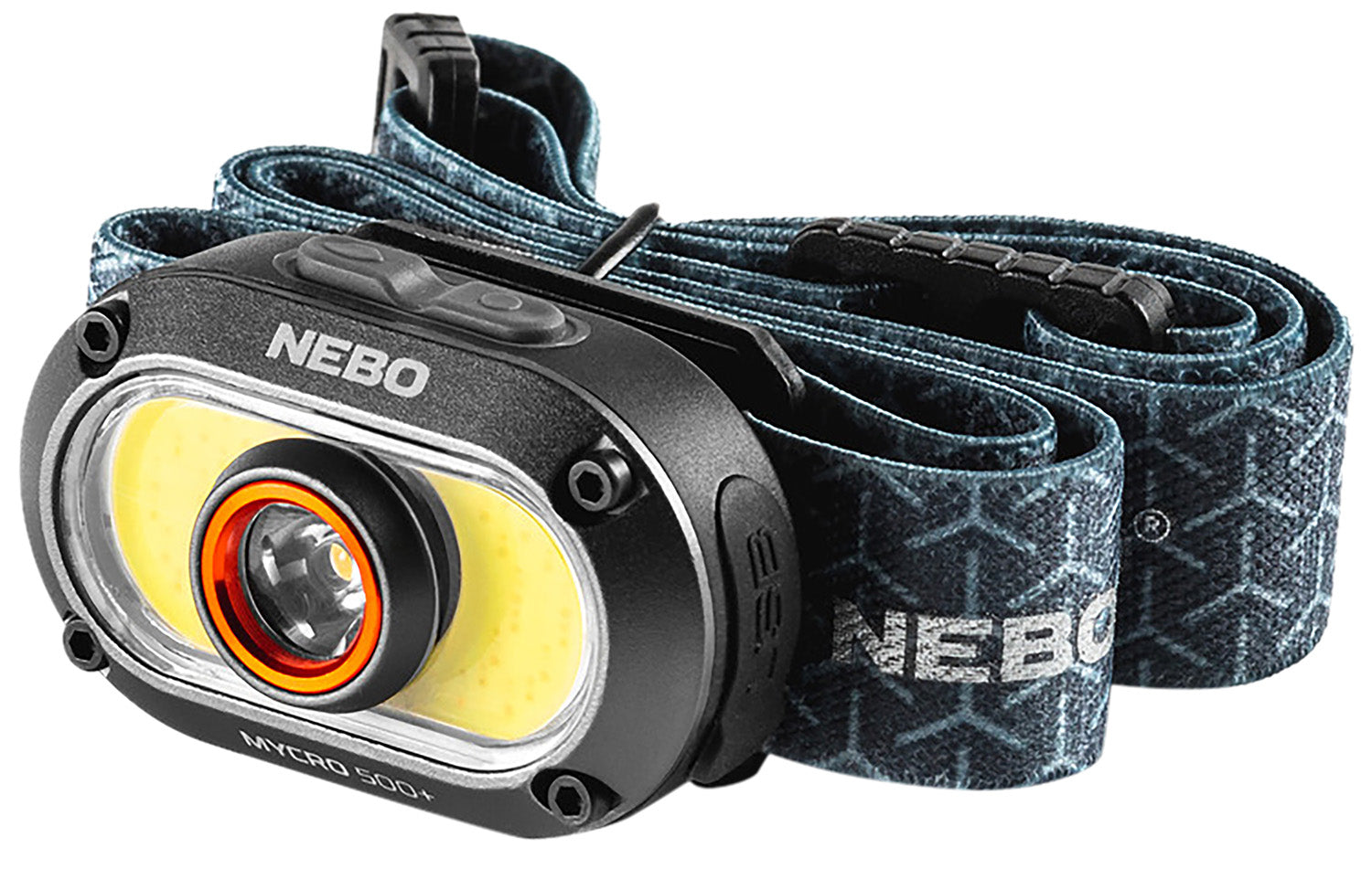 NEBO Mycro 500+ Black Turbo Mode Rechargeable Headlamp