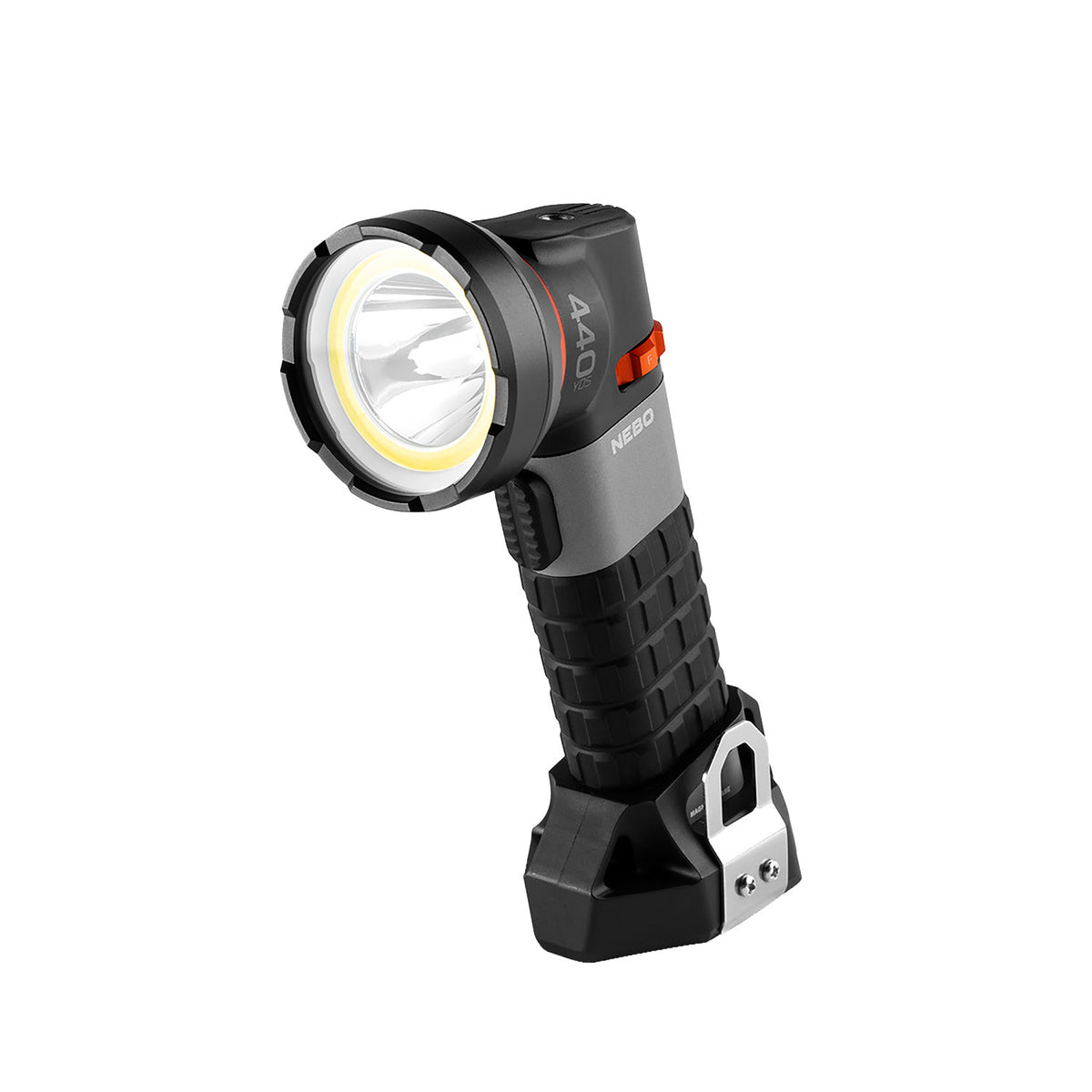 NEBO Luxtreme SL25R Spotlight Black White and Red LED