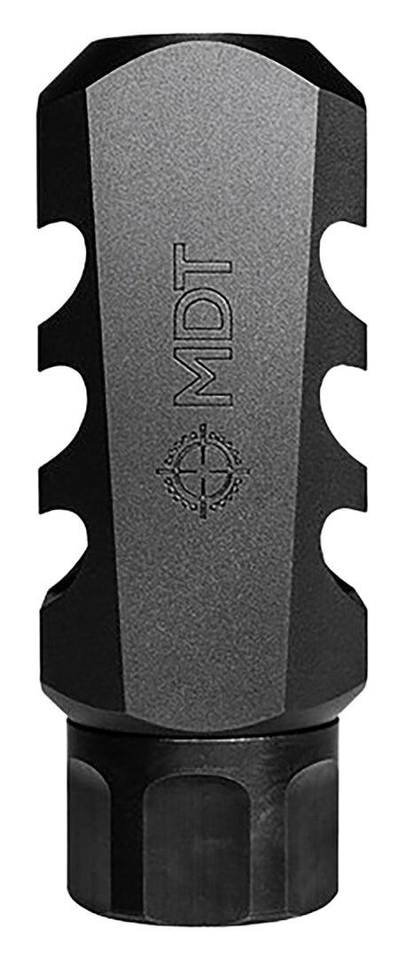MDT 103516BLK 3-Port Elite Muzzle Brake 7.62mm Black Steel 5/8"-24 tpi Threaded