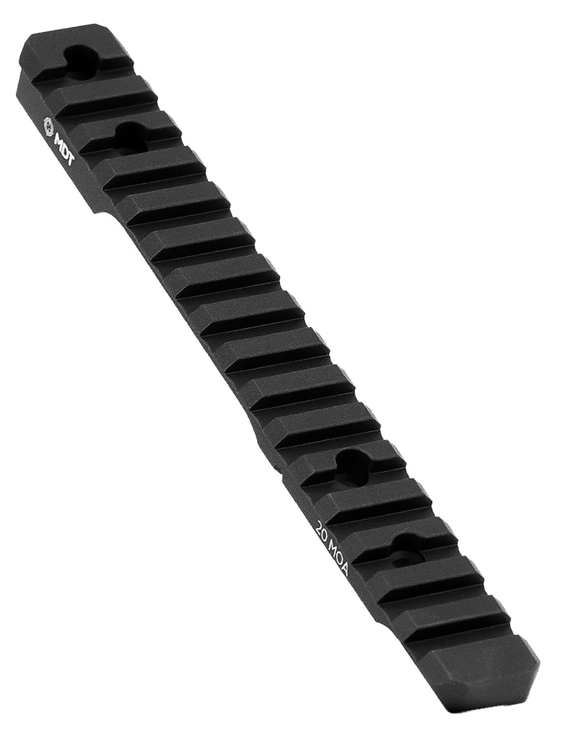 MDT Sporting Goods 102190BLK Tikka T3 T3x Short Action Picatinny Scope Rail 20 MOA Black 11"